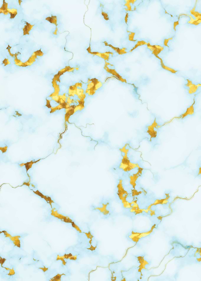 White Gold Marble Design