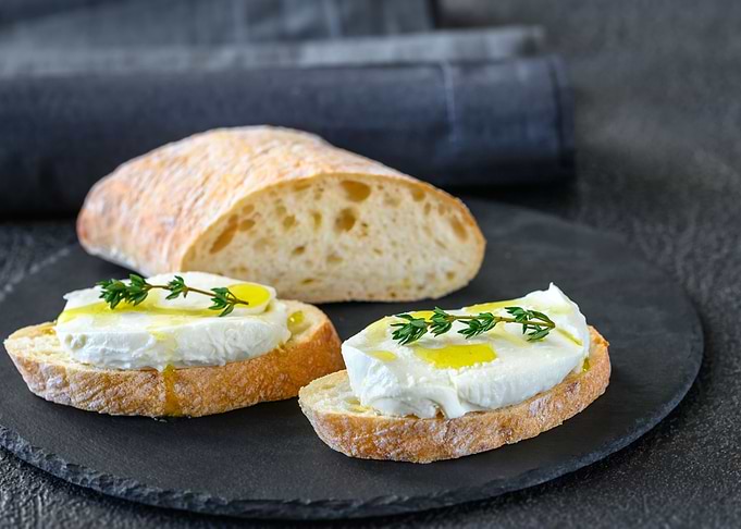 Sandwiches with ciabatta