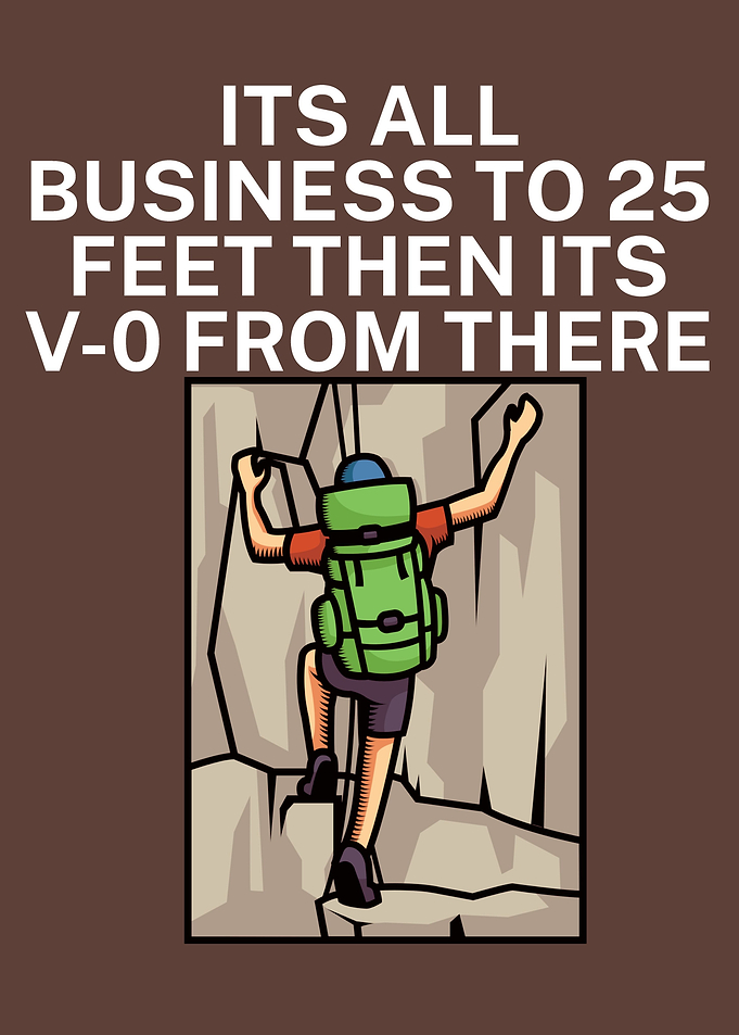 Climbing business 25 feet