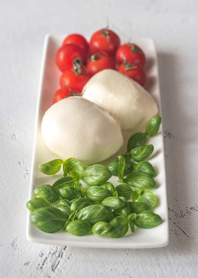 Assortment of Italian food