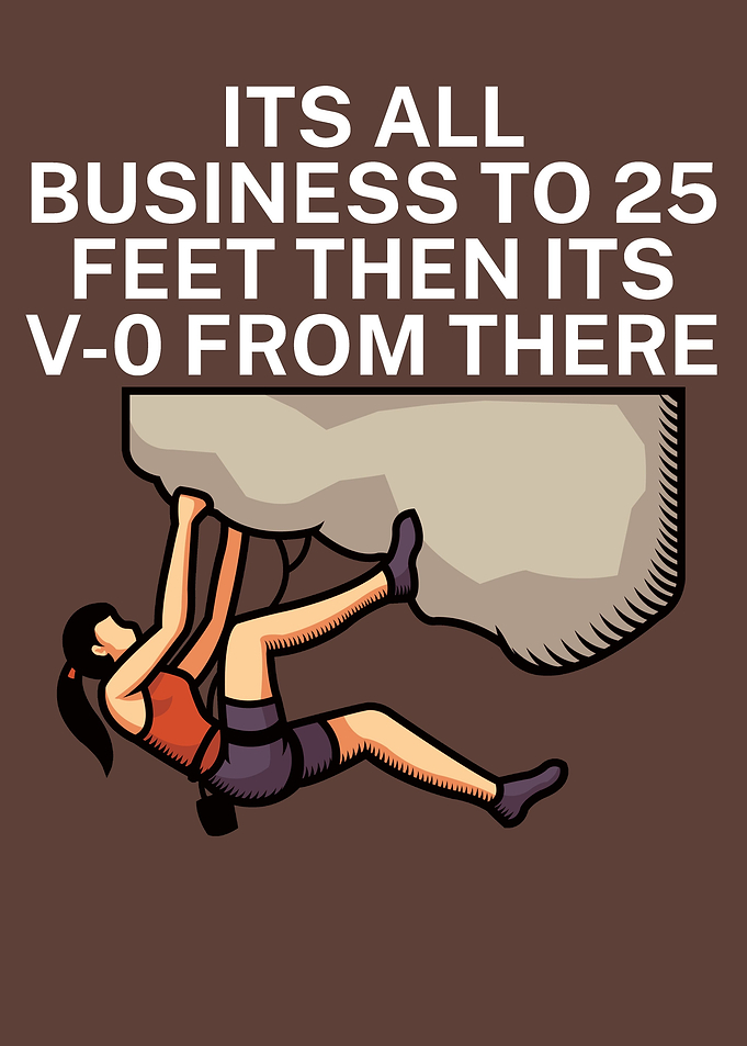 Climbing business 25 feet