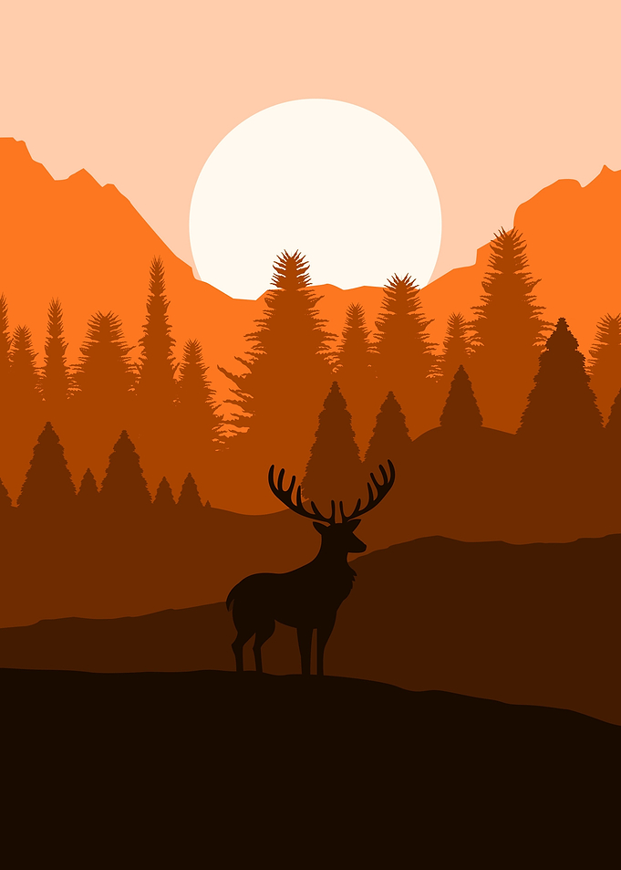 Orange Deer Mountain