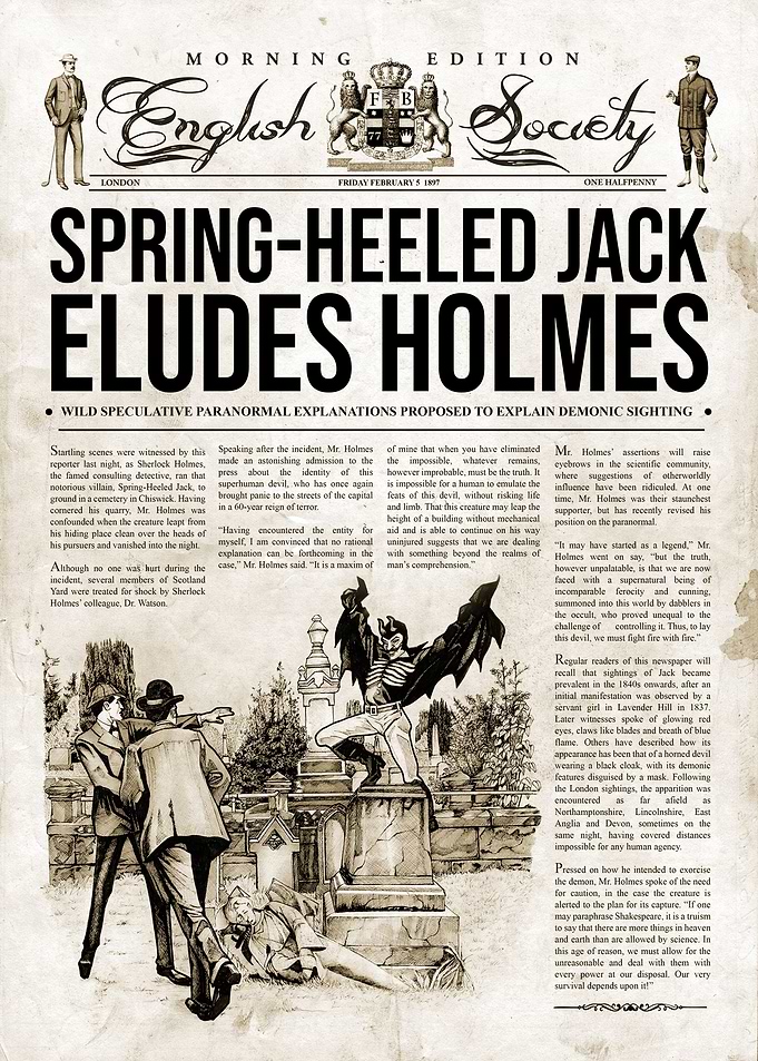 Sherlock Holmes Newspaper