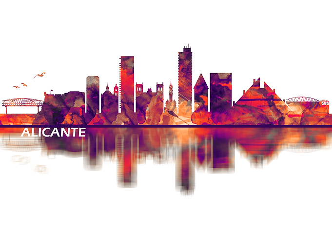 Alicante Spain Skyline