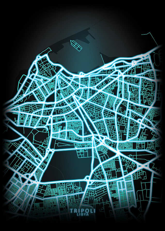 Tripoli Libya City Map