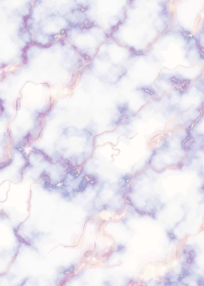 Purple Gold Marble Design