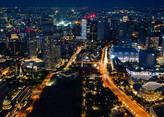 Night in Singapore