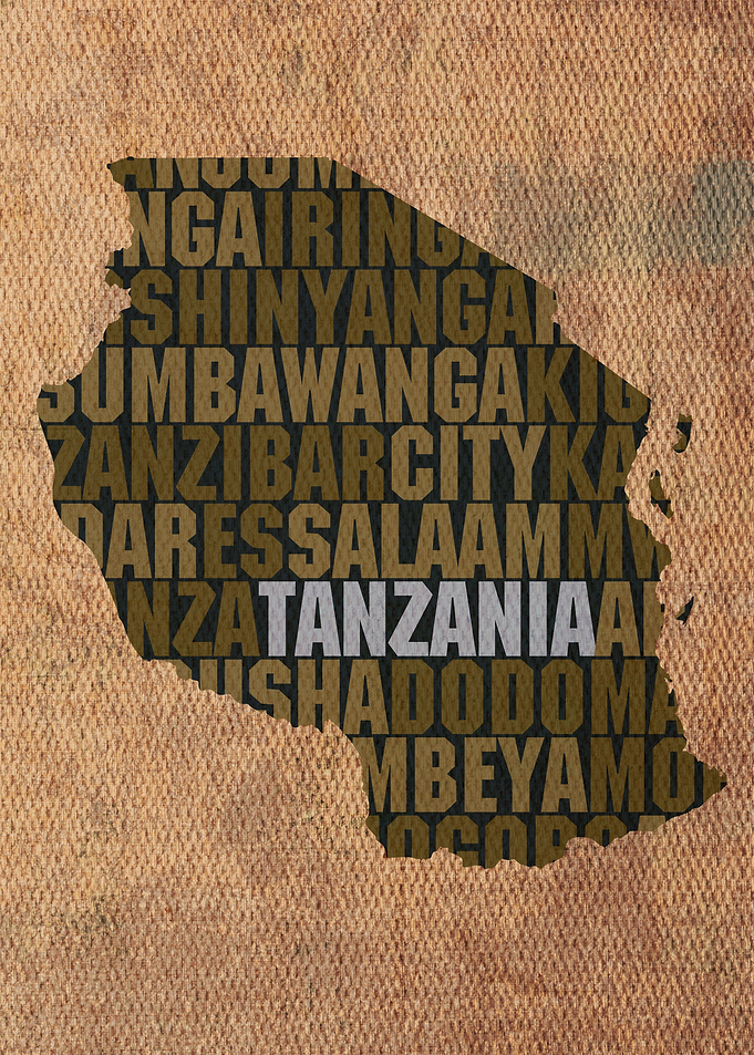 Tanzania Country Word Map