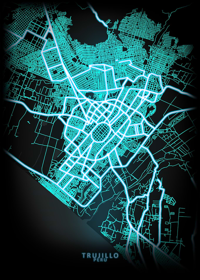 Trujillo Peru City Map
