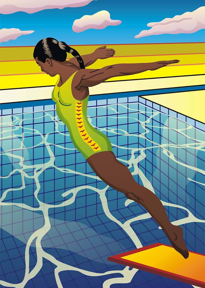 Springboard Diver