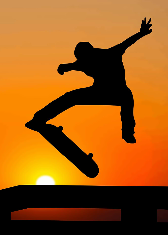 Skateboarding