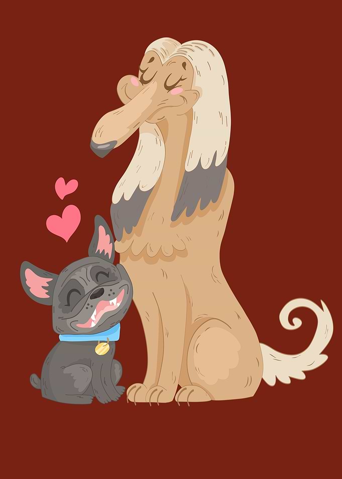 Dogs in love