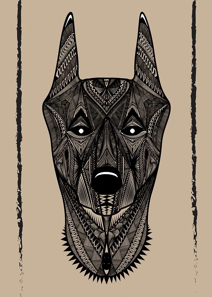 Doberman Pinscher vector