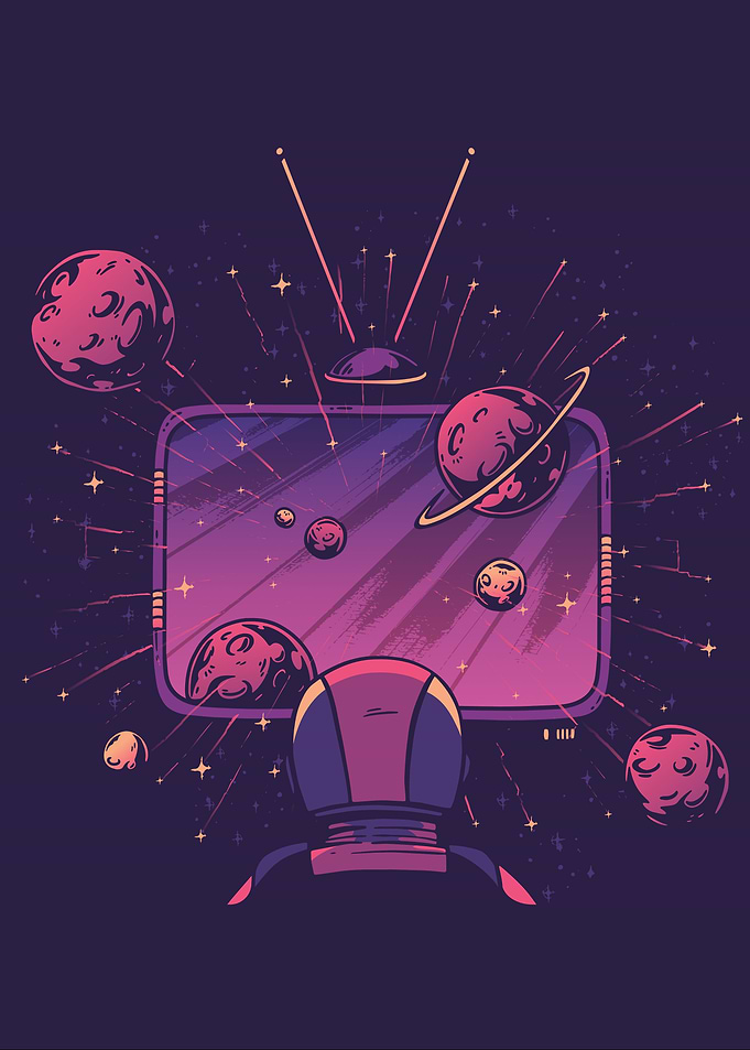 Space Astronaut Planet