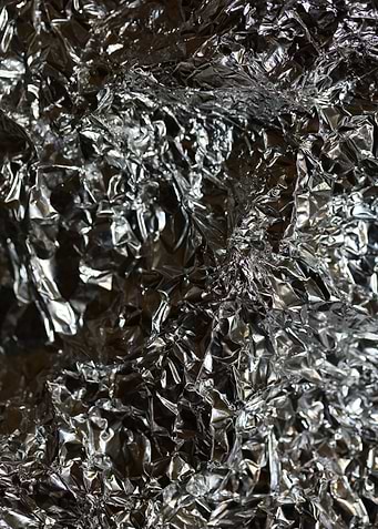 Alu folie abstract macro