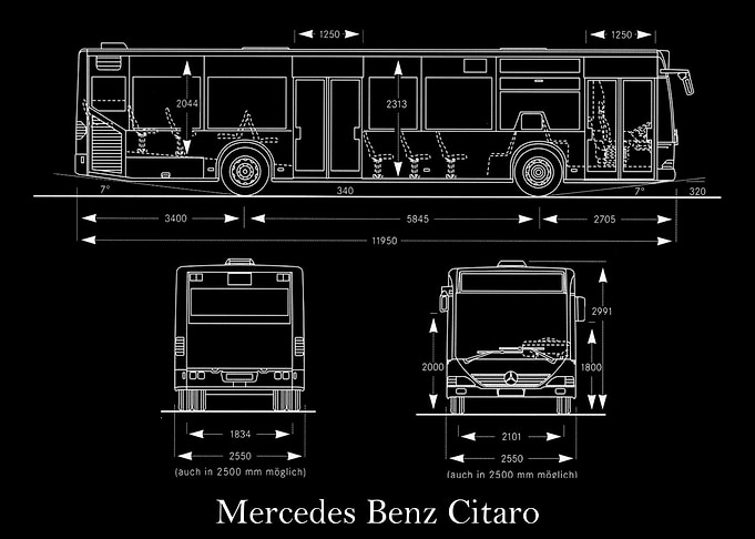 Mercedes Benz Citaro bus