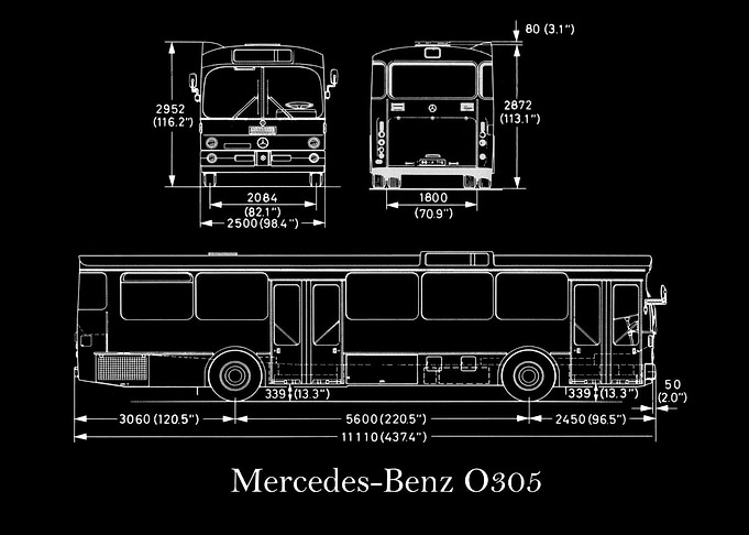 MercedesBenz O305 1977 bus