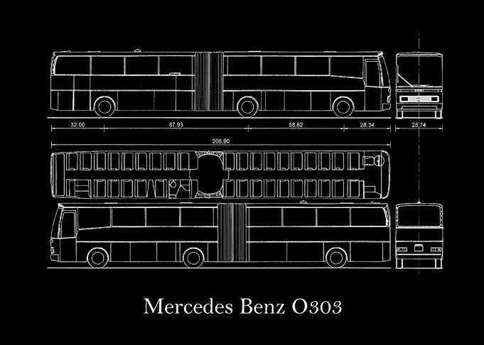 Mercedes Benz O303 1978