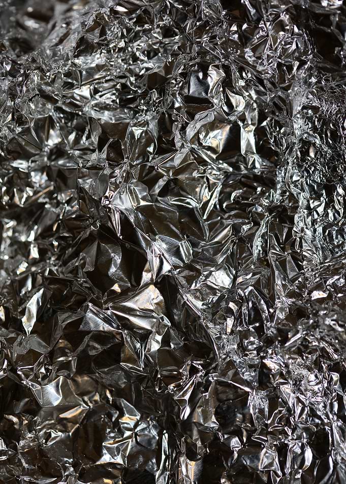 Alu folie abstract macro