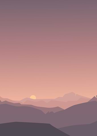 minimalist mountain