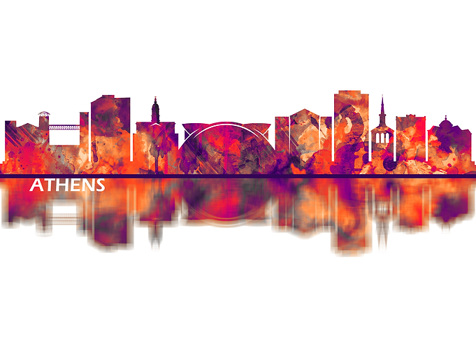 Athens Georgia Skyline
