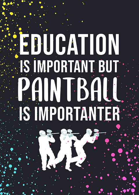 PAINTBALL FUNNY GIFT IDEA