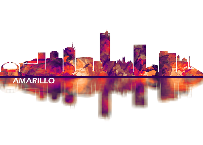 Amarillo Texas Skyline