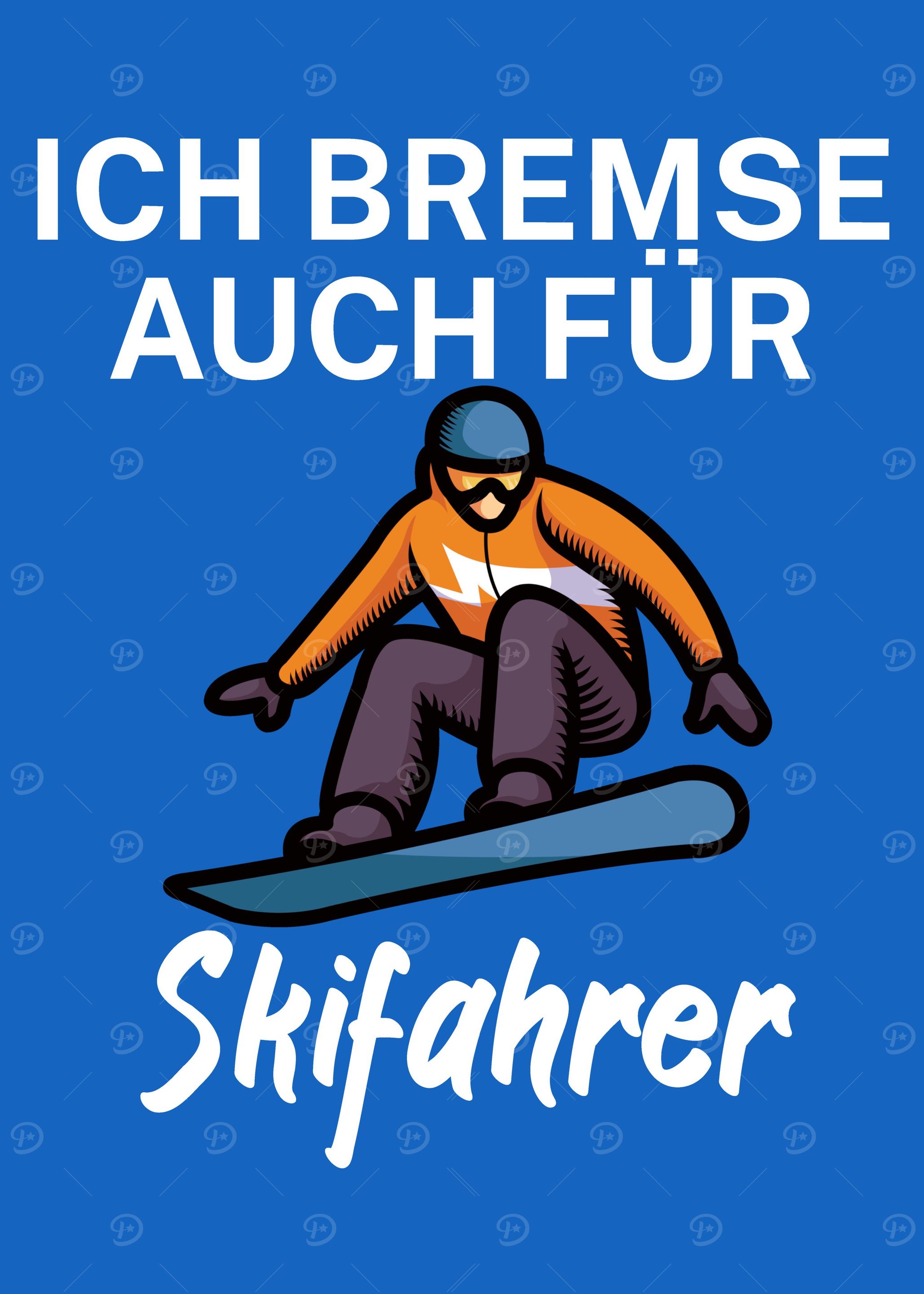 Snowboard bremsem Ski