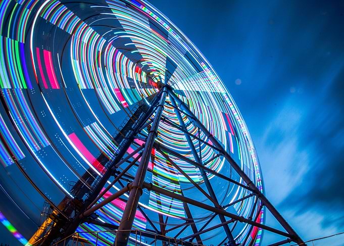 night long exposure