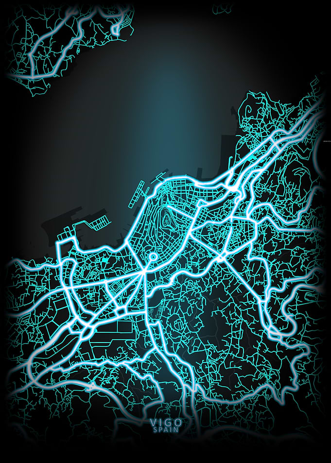Vigo Spain City Map