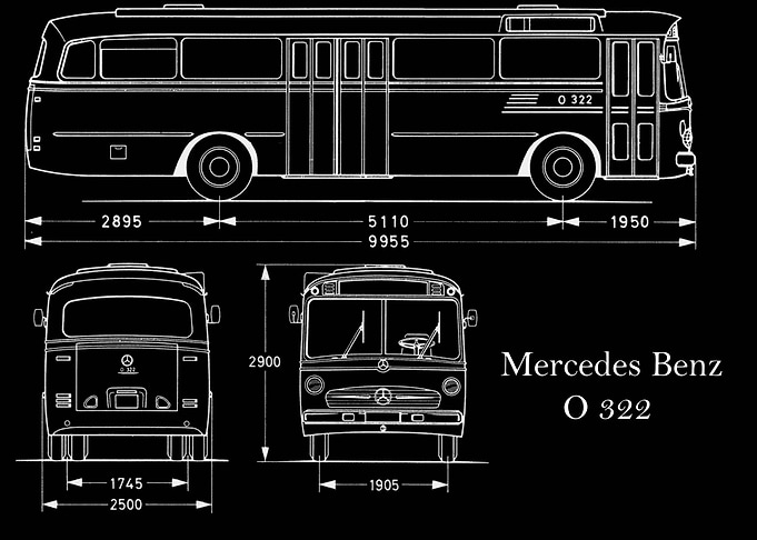 MercedesBenz O 322 Bus