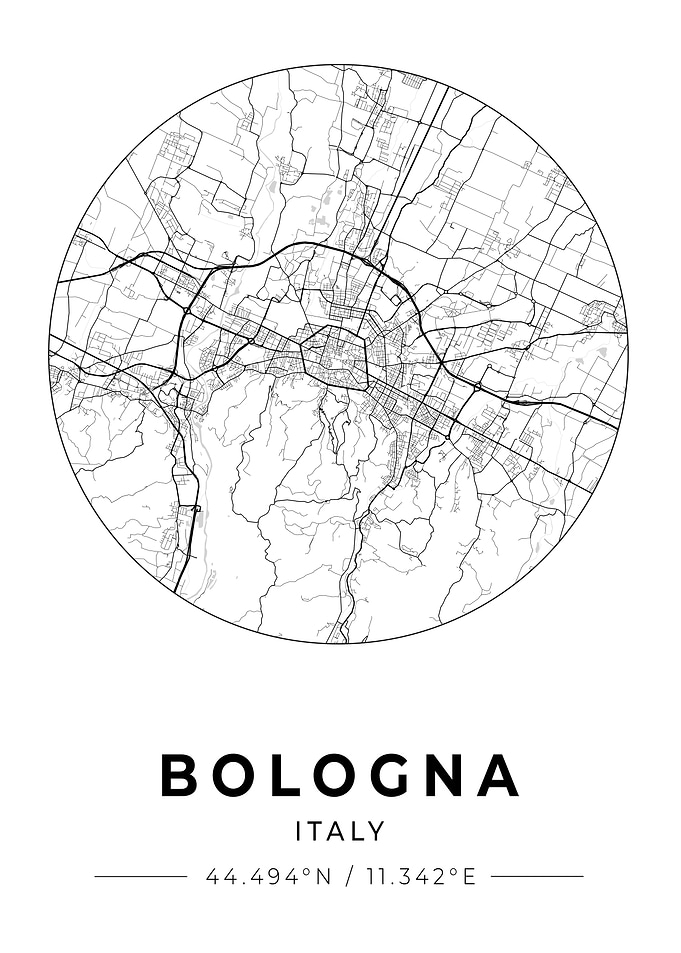 Bologna City Map