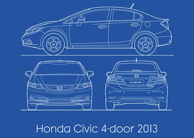 Honda Civic 4 door 2013