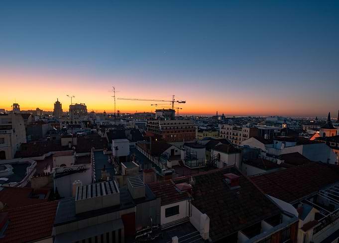 Sunrise of Madrid