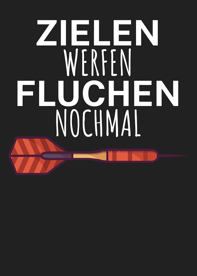 Darts Zielen werfen