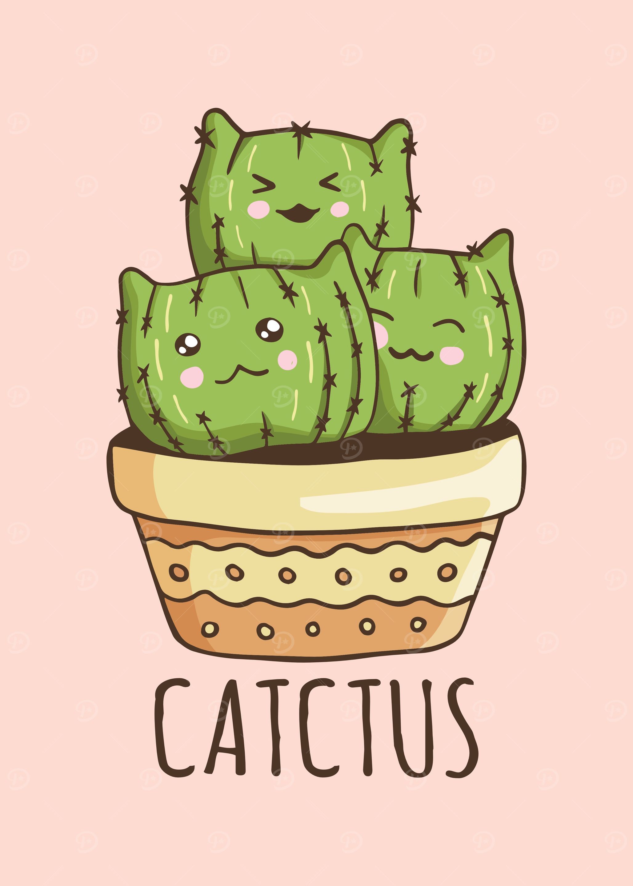 Cat meets Cactus