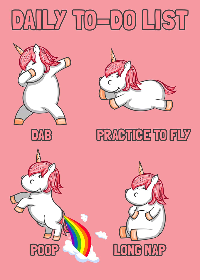 Unicorn Daily ToDo List