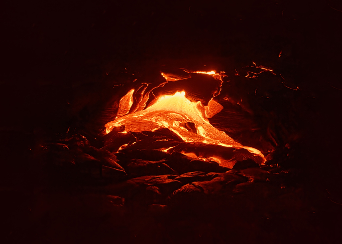 Lava flow on Hawaii