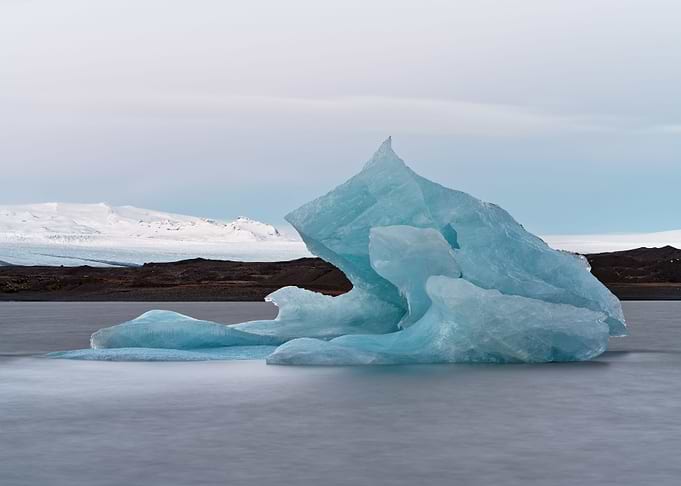 Big blue iceberg