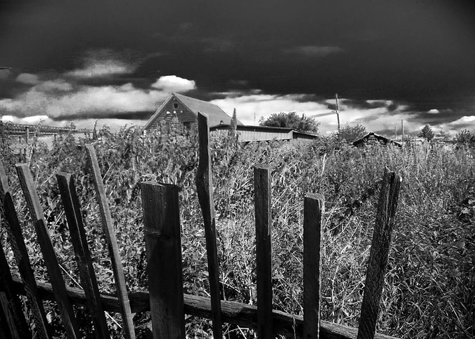 Wood fence
