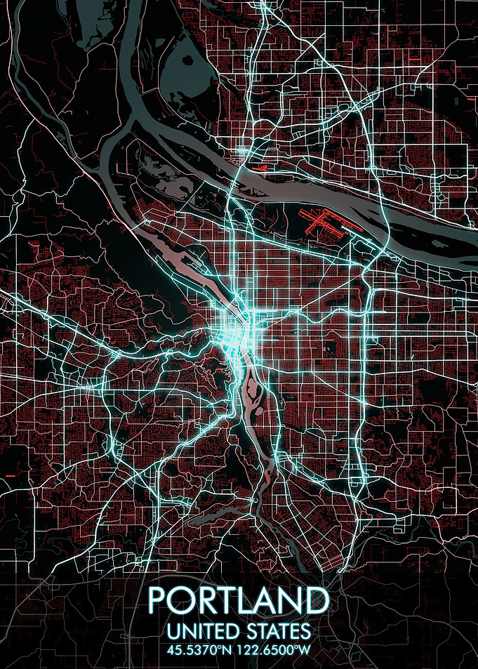 Portland City Map