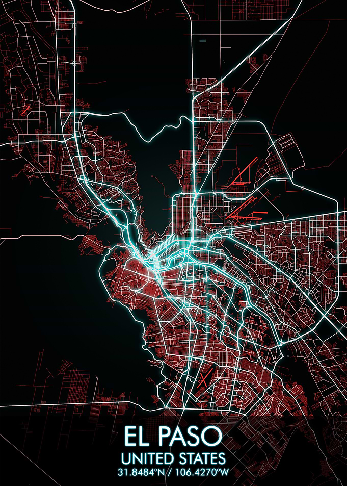 El Paso City Map