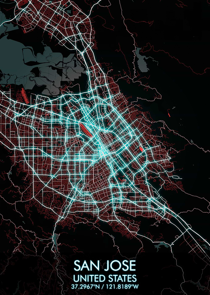 San Jose City Map