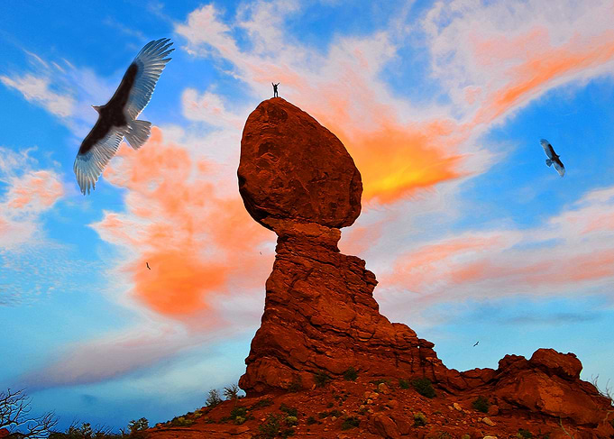Soaring over Utah