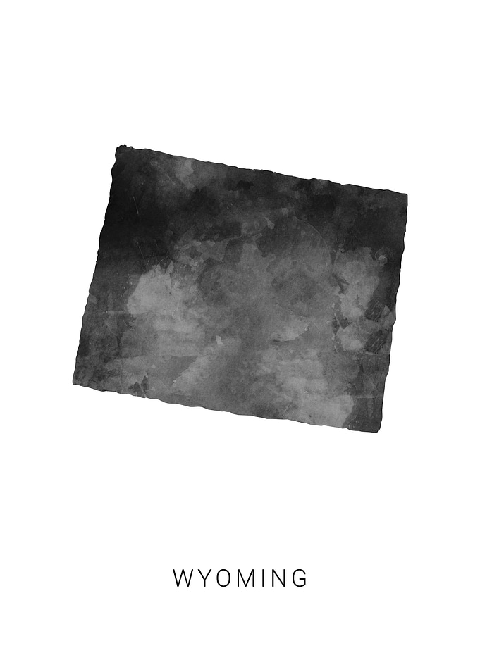 Wyoming state map