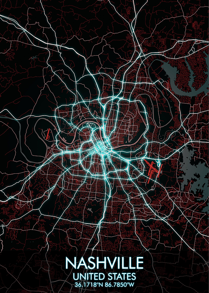 Nashville City Map