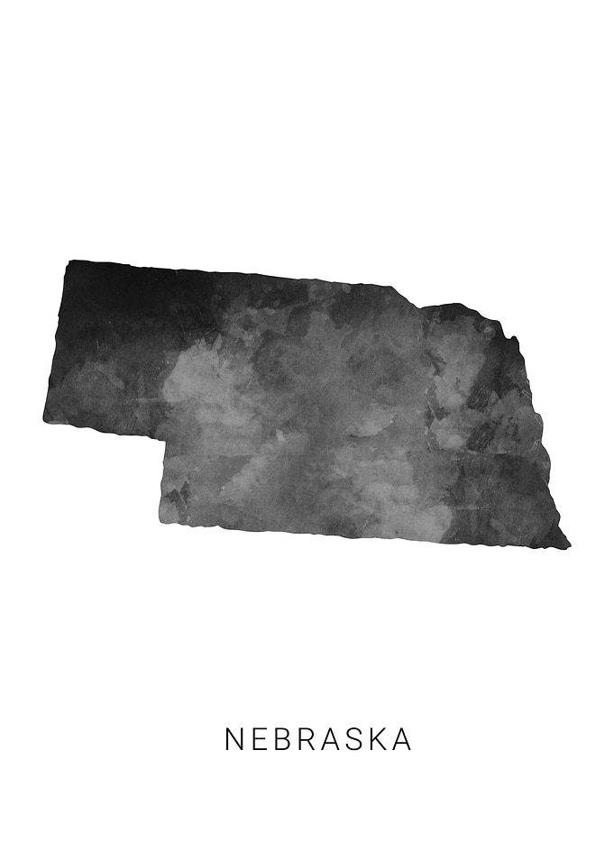 Nebraska state map