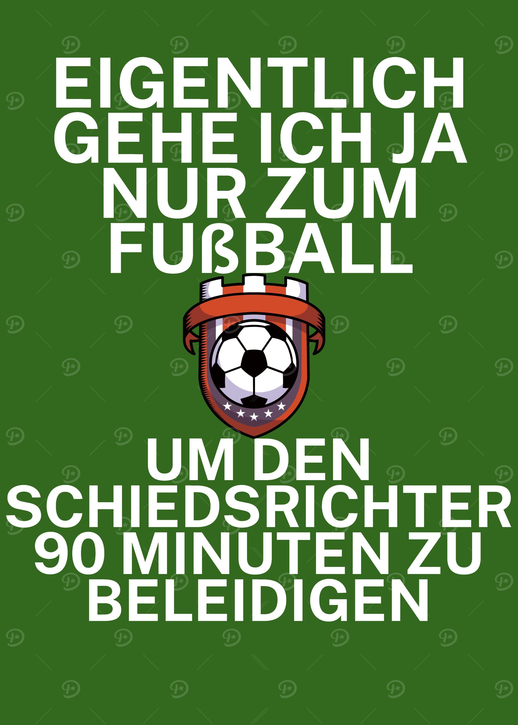 Schiri beleidigen Fussball