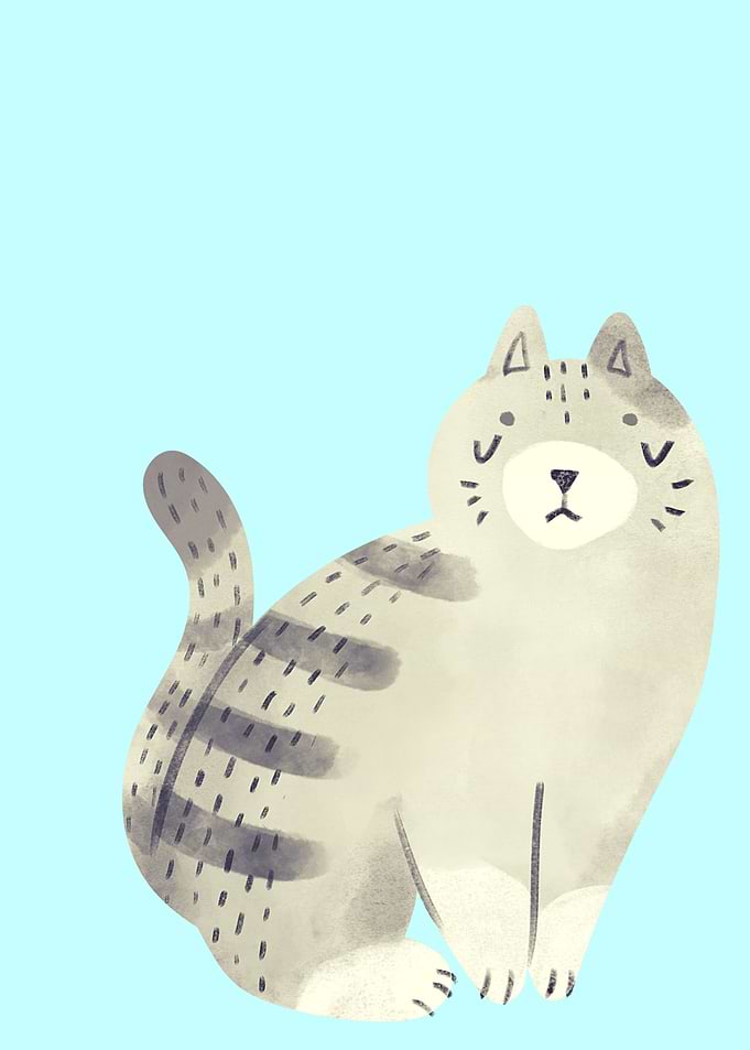 Cute Cat Drawing