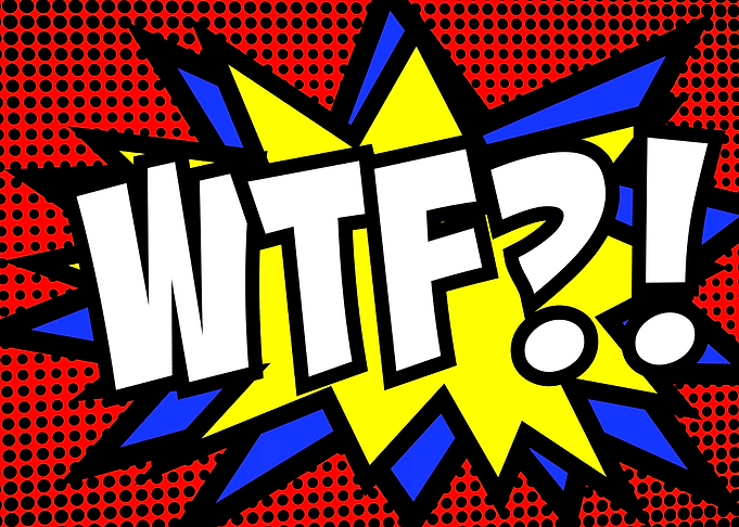 Comic halftone star wtf